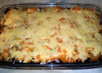 Запеканка из краснокочанной капусты