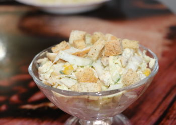 Салат с курицей и пекинской капустой на праздник