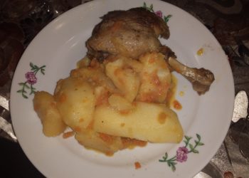 Мулард с овощами в утятнице